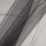 Diamond Net Crinoline Nylon Tulle - Black