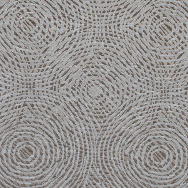 Linen Geometric Swirls on a Cotton and Polyester Woven