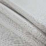 Champagne Geometric Swirls on a Cotton and Polyester Woven