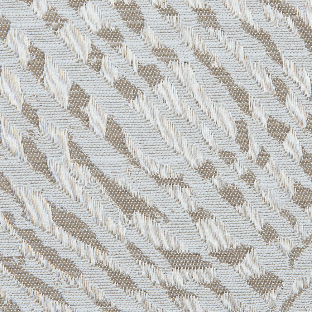 Champagne Geometric Swirls on a Cotton and Polyester Woven