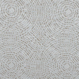 Champagne Geometric Swirls on a Cotton and Polyester Woven