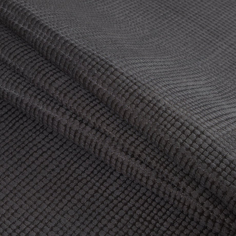 Slate Geometric Cotton and Polyester Woven