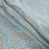 Azure Diamond Woven Cotton and Polyester Blend