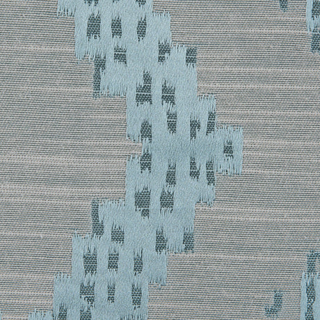 Azure Diamond Woven Cotton and Polyester Blend