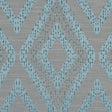 Azure Diamond Woven Cotton and Polyester Blend