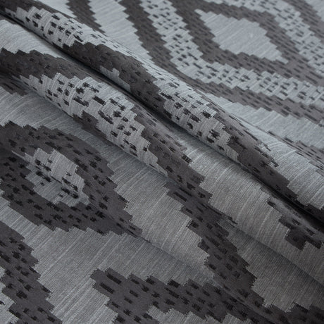Slate Diamond Woven Cotton and Polyester Blend
