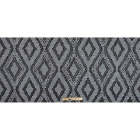 Slate Diamond Woven Cotton and Polyester Blend