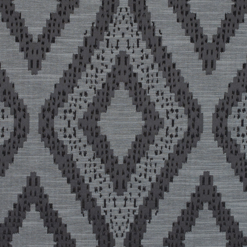 Slate Diamond Woven Cotton and Polyester Blend