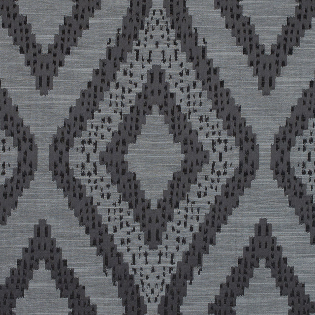 Slate Diamond Woven Cotton and Polyester Blend