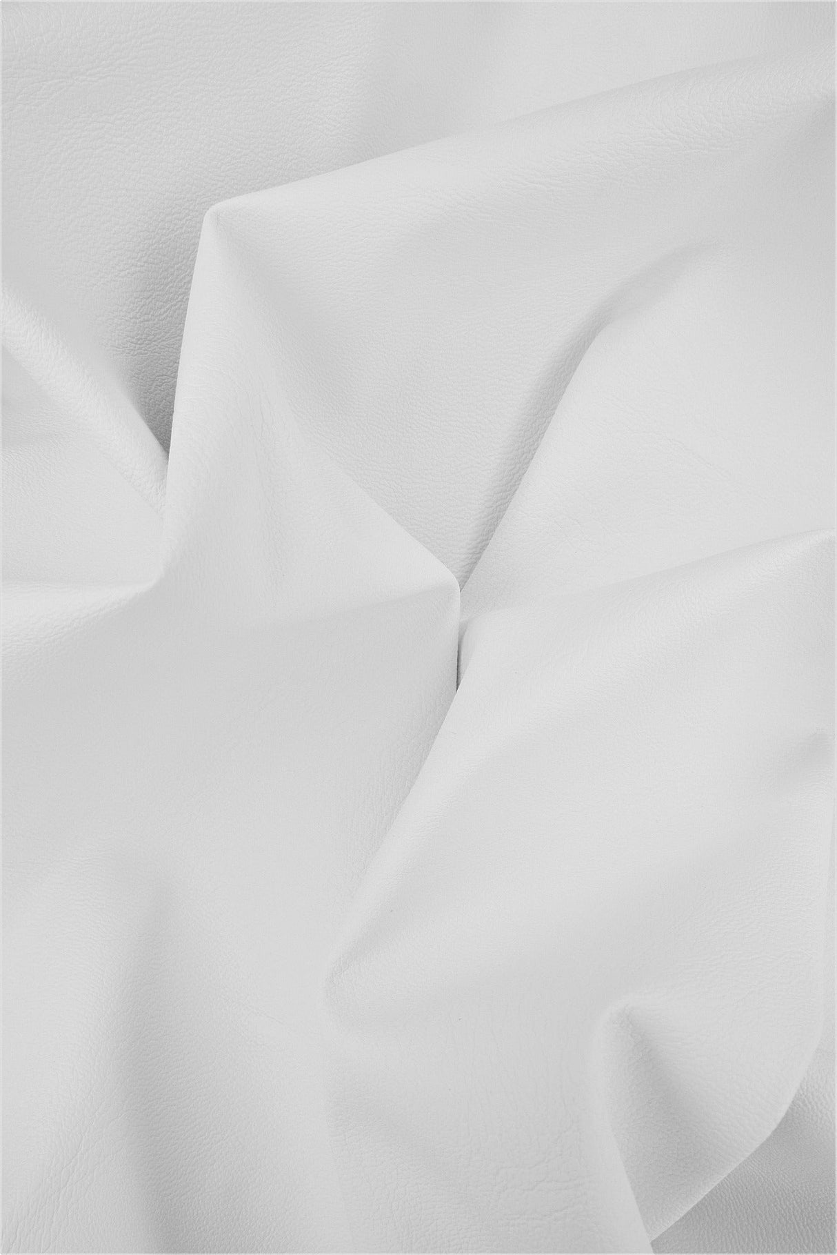 PU Pleather Solid Stretch Knit Fabric