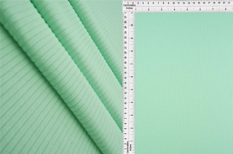 1 Yard 4x2 Yummy Rib Knit Fabric 170 GSM, 58/60? Wide Polyester Spandex Blend