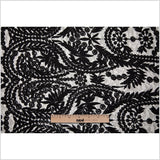 Black Floral Nylon Lace
