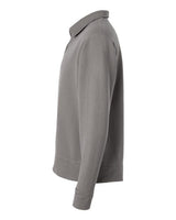 Unisex Garment-Dyed Polo Collar Sweatshirt