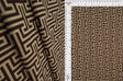 Rib Geometric Greek Print Knit Fabric