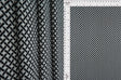 Ribbed Geometric Stretch Knit Fabric
