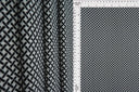 Ribbed Geometric Stretch Knit Fabric