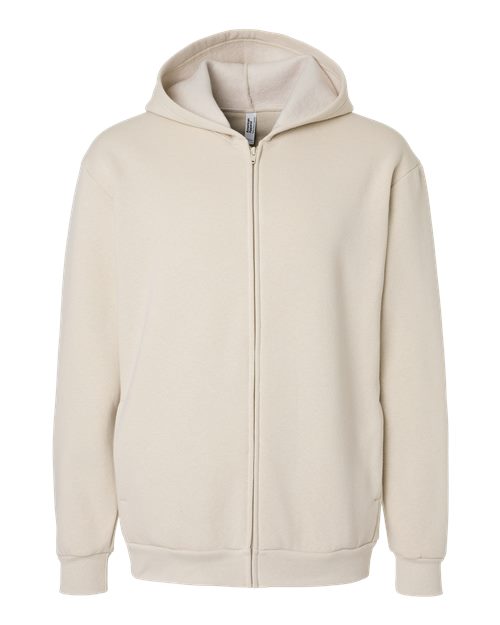 American Apparel Unisex ReFlex Fleece Full-Zip Hoodie Sweatshirt