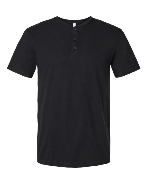 American Apparel Unisex CVC Henley Tee