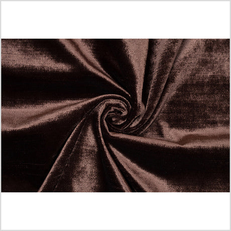 Chestnut Polyester Velvet