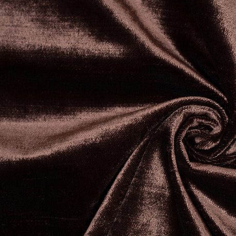 Chestnut Polyester Velvet