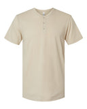 American Apparel Unisex CVC Henley Tee