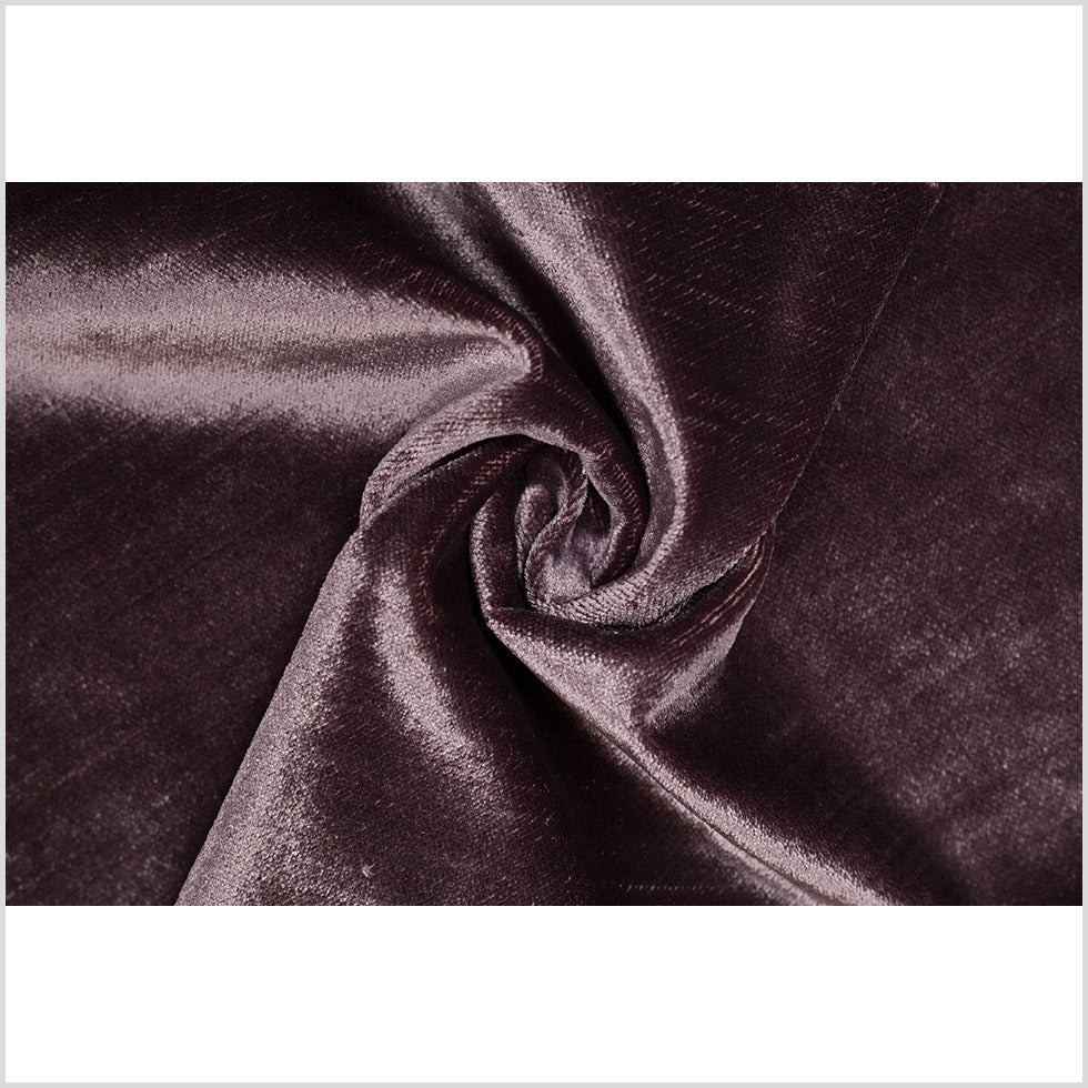 Lilac Polyester Velvet