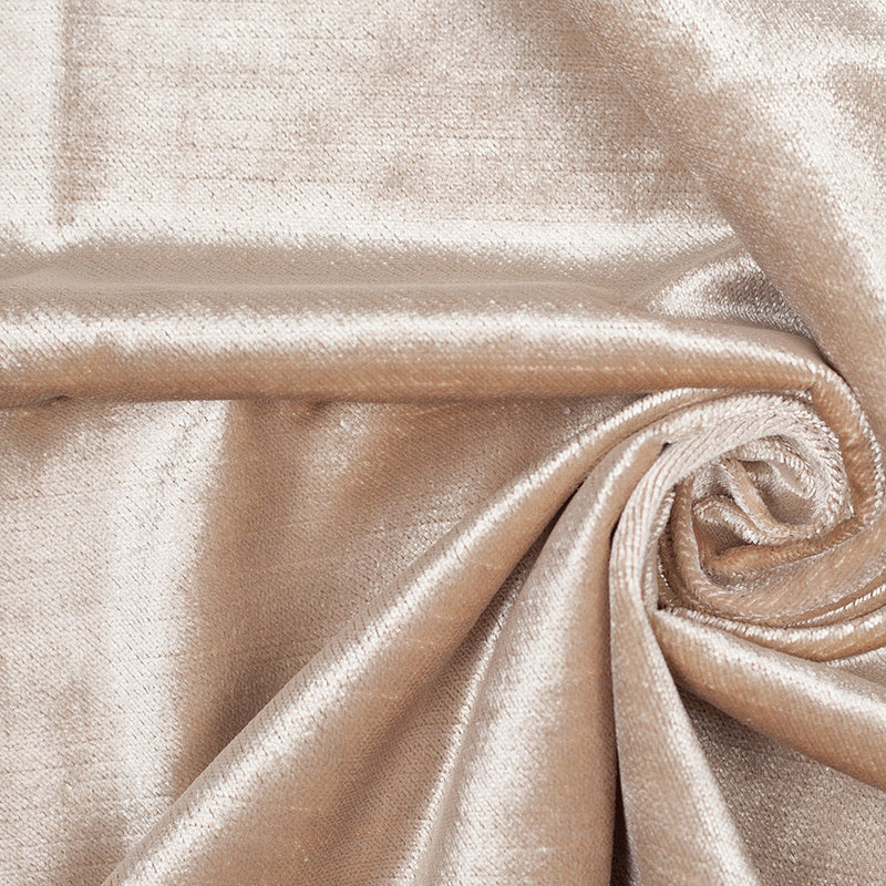 Champagne Polyester Velvet