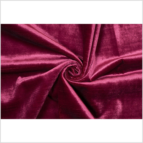 Magenta Polyester Velvet