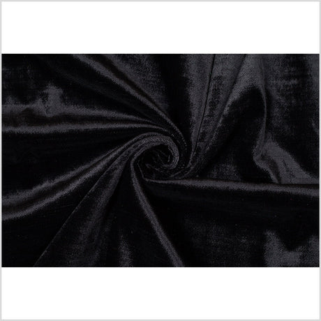 Ebony Polyester Velvet