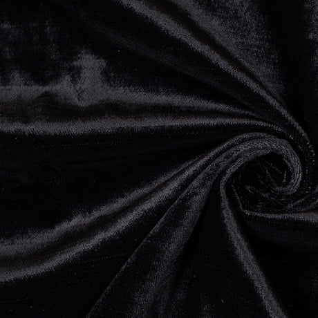 Ebony Polyester Velvet
