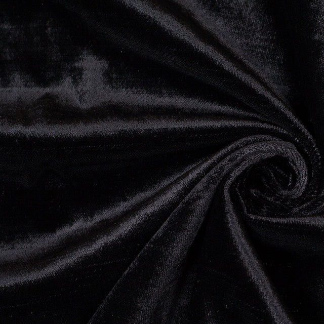 Ebony Polyester Velvet
