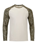 Paragon Men's Jackson Mossy Oak Colorblocked Long Sleeve T-Shirt