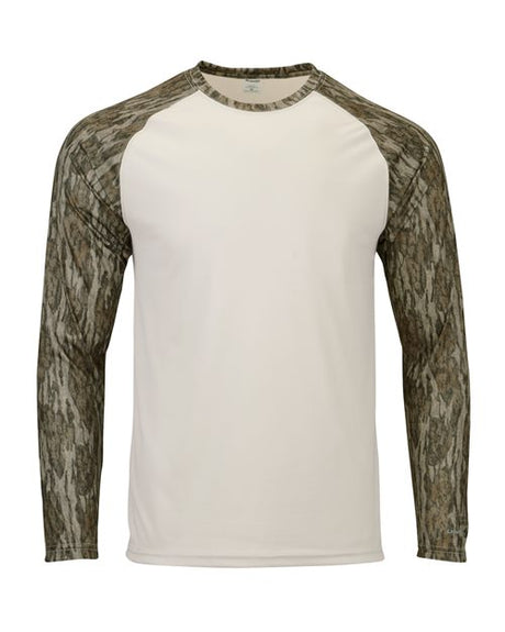 Paragon Men's Jackson Mossy Oak Colorblocked Long Sleeve T-Shirt