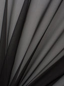 Sheer Black Chiffon