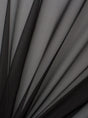 Sheer Black Chiffon