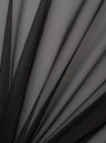 Sheer Black Chiffon