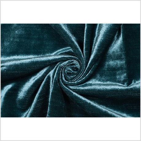 Peacock Polyester Velvet