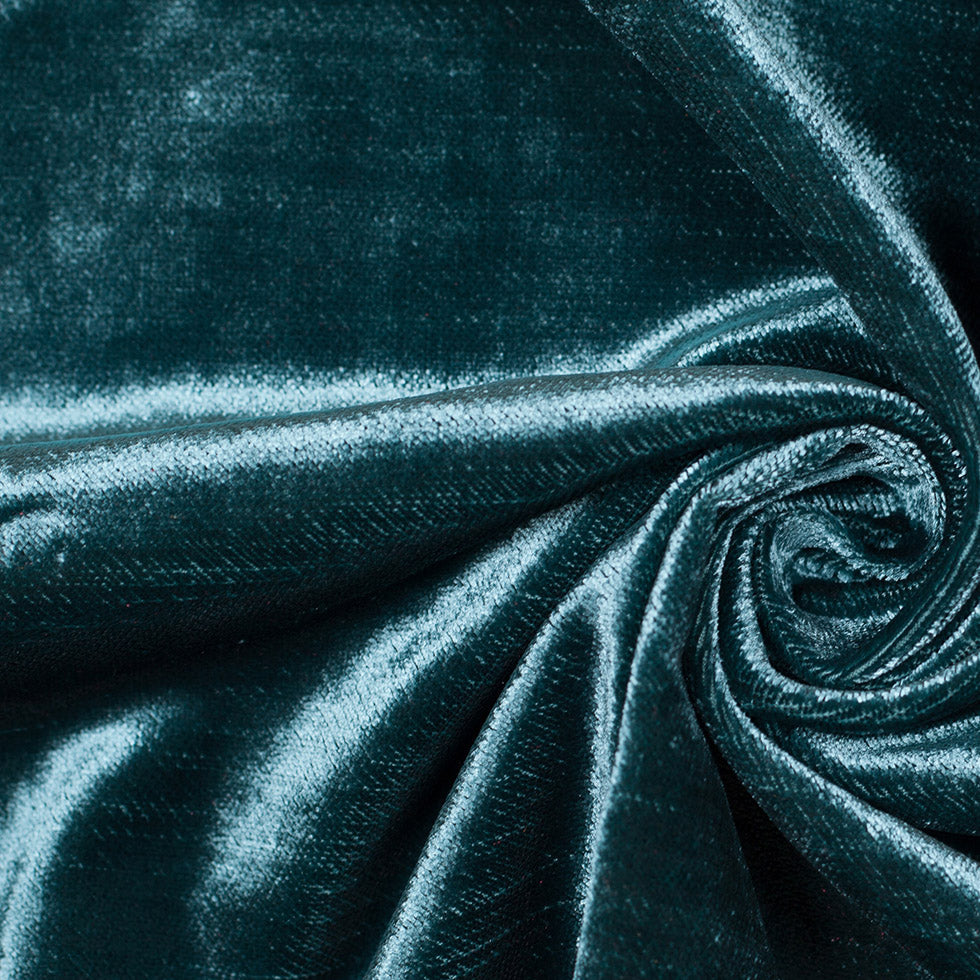 Peacock Polyester Velvet