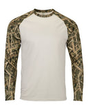 Paragon Men's Jackson Mossy Oak Colorblocked Long Sleeve T-Shirt