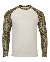 Paragon Men's Jackson Mossy Oak Colorblocked Long Sleeve T-Shirt