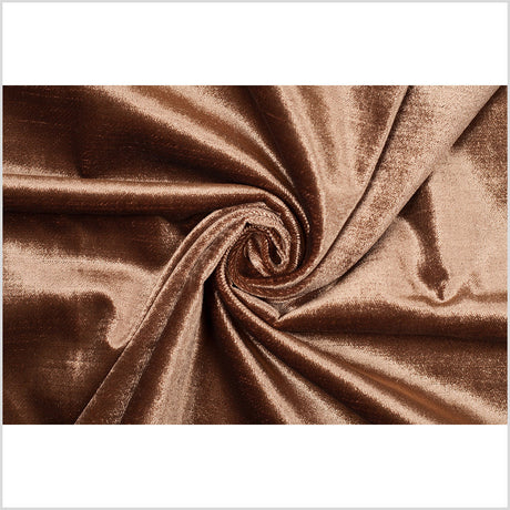 Copper Polyester Velvet