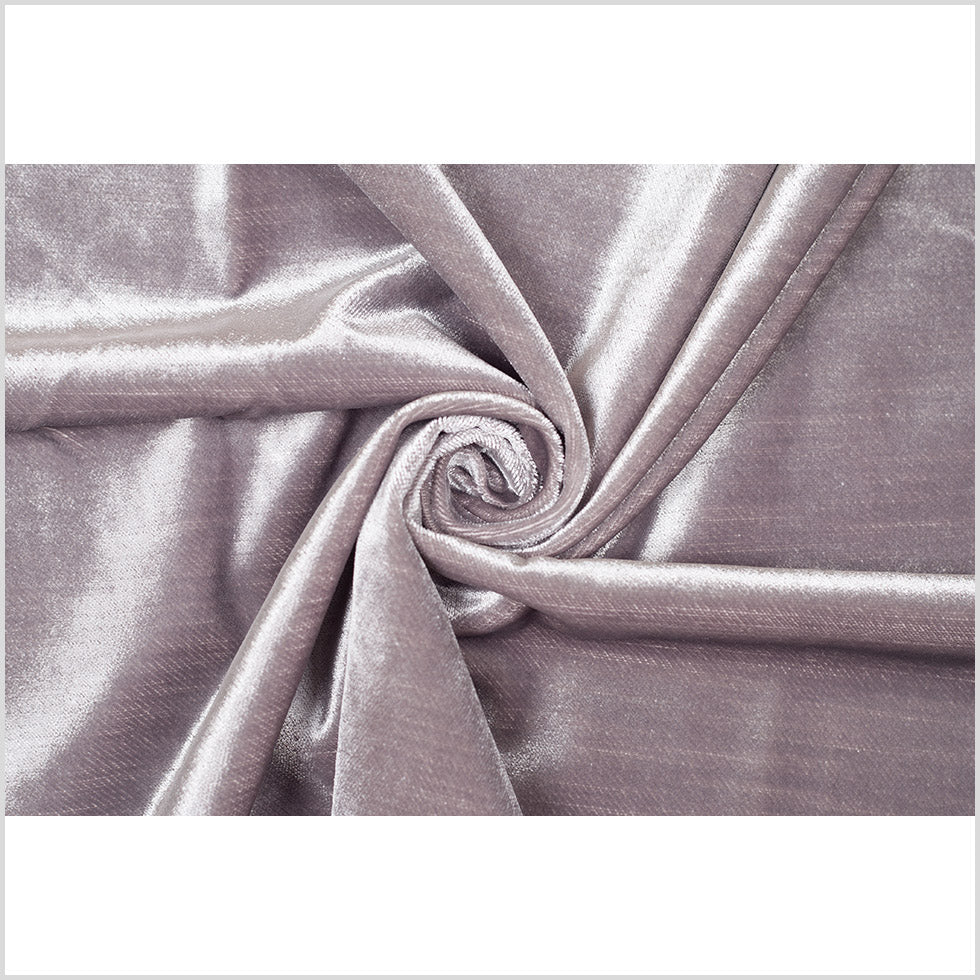 Chrome Polyester Velvet