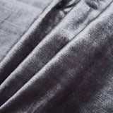 Gunmetal Polyester Velvet
