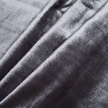 Gunmetal Polyester Velvet