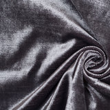 Gunmetal Polyester Velvet