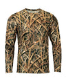 Men's Oxford Performance Camo Print Long Sleeve T-Shirt