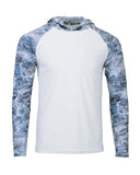 Paragon Men's Biloxi Performance Colorblocked Hooded Long Sleeve T-Shirt