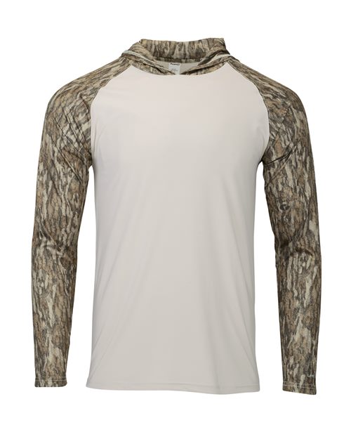 Paragon Men's Biloxi Performance Colorblocked Hooded Long Sleeve T-Shirt