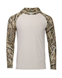 Paragon Men's Biloxi Performance Colorblocked Hooded Long Sleeve T-Shirt