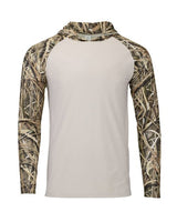 Paragon Men's Biloxi Performance Colorblocked Hooded Long Sleeve T-Shirt